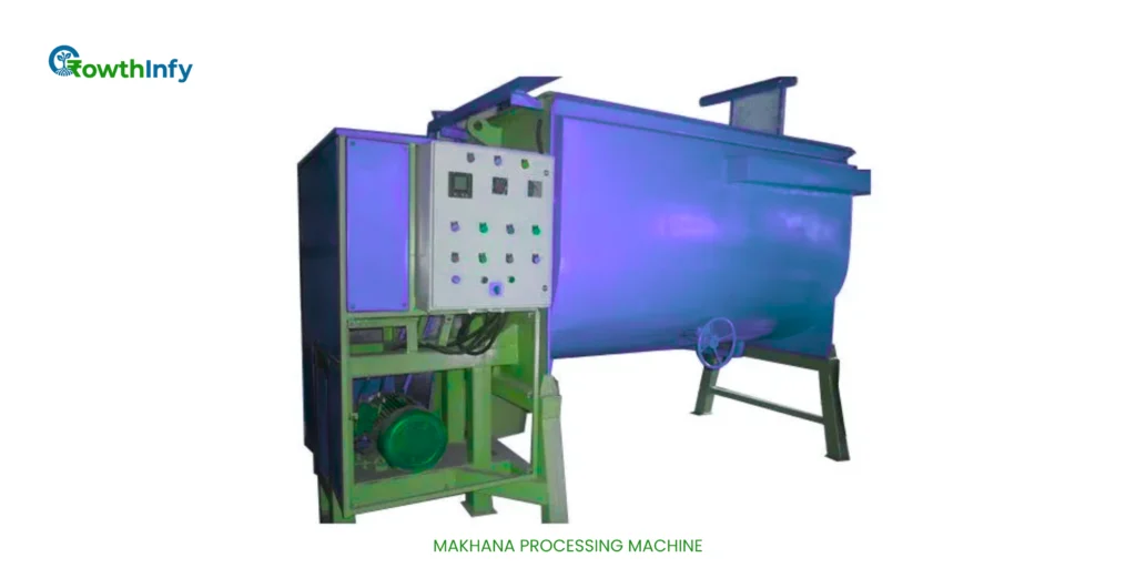 Industrial machine for makhana processing